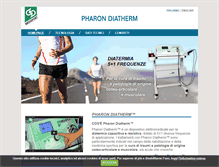 Tablet Screenshot of pharon-diatherm-medisport.com